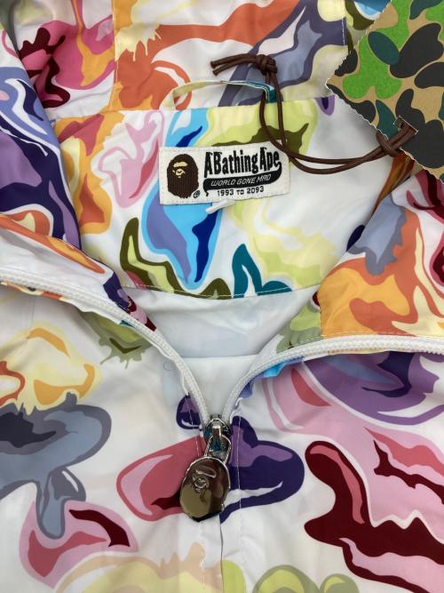 A BATHING APE（アベイシングエイプ）A BATHING APE (アベイシングエイプ) アートカモ フーデッドジャケット/Art Camo Hooded Jacket マルチカラー サイズ:Mの古着・服飾アイテム