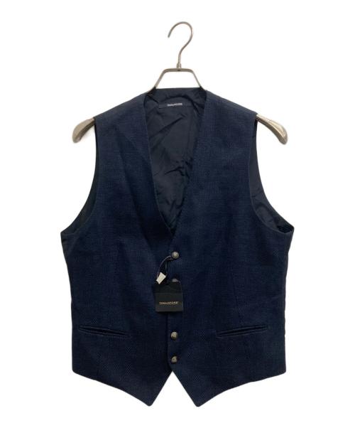 TAGLIATORE（タリアトーレ）TAGLIATORE (タリアトーレ) BRIAN/F ジレ ネイビー サイズ:48/9Rの古着・服飾アイテム