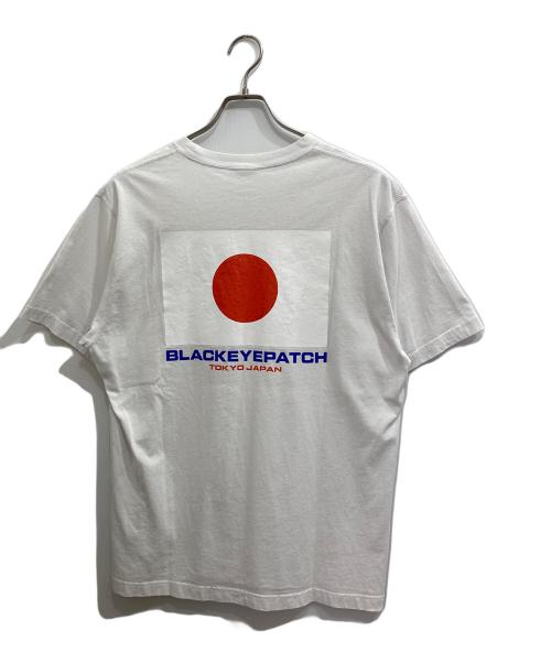 BlackEyePatch（ブラックアイパッチ）BlackEyePatch (ブラックアイパッチ) JAPAN FLAG Tシャツ ホワイト サイズ:Lの古着・服飾アイテム