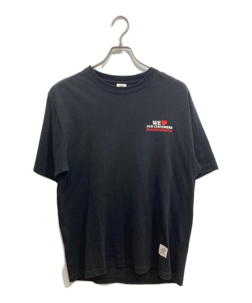 THE BLACK EYE PATCH（ブラックアイパッチ）THE BLACK EYE PATCH (ブラックアイパッチ) ロゴプリントプリントTシャツ ブラック サイズ:Lの古着・服飾アイテム