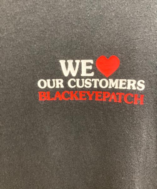 THE BLACK EYE PATCH（ブラックアイパッチ）THE BLACK EYE PATCH (ブラックアイパッチ) ロゴプリントプリントTシャツ ブラック サイズ:Lの古着・服飾アイテム