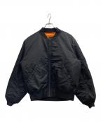 BEAMSビームス）の古着「リラックスフィット THERMOLITE(R) MA-1」｜ブラック
