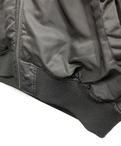 BEAMS（ビームス）BEAMS (ビームス) リラックスフィット THERMOLITE(R) MA-1 ブラック サイズ:Mの古着・服飾アイテム