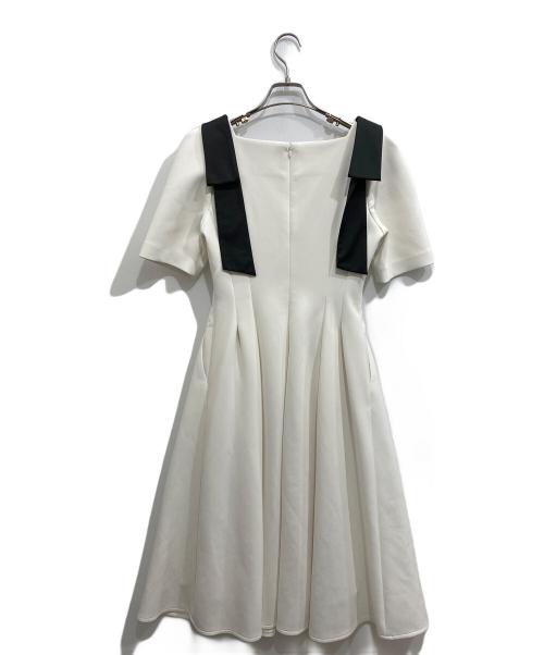 CELFORD（セルフォード）CELFORD (セルフォード) ショルダーリボンワンピース アイボリー サイズ:36の古着・服飾アイテム