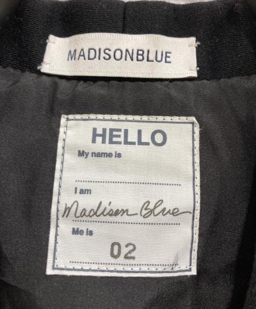 MADISON BLUE（マディソンブルー）MADISON BLUE (マディソンブルー) コンチョボタンショールカラージャケット ブラック サイズ:02の古着・服飾アイテム