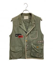Porter Classic（ポータークラシック）の古着「HAND WORK TAILORED VEST」｜カーキ