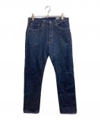 orSlowオアスロウ）の古着「107 IVY FIT SELVEDGE DENIM/アイビーフィットセルビッチワンウォッシュ デニムパンツ」｜インディゴ