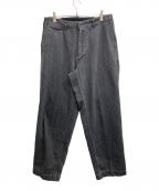 nanamicaナナミカ）の古着「Wide Denim Pants」｜グレー