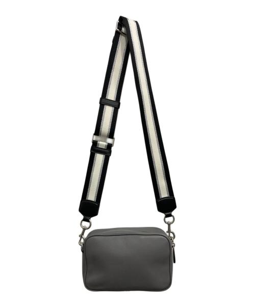MARC JACOBS（マークジェイコブス）MARC JACOBS (マークジェイコブス) ショルダーバッグ/ FLASH LEATHER CROSS BODY グレーの古着・服飾アイテム