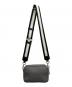 MARC JACOBS (マークジェイコブス) ショルダーバッグ/ FLASH LEATHER CROSS BODY グレー：10000円