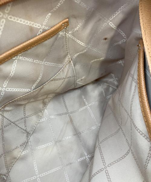 MICHAEL KORS（マイケルコース）MICHAEL KORS (マイケルコース) ボイジャートートバッグ ブラウンの古着・服飾アイテム