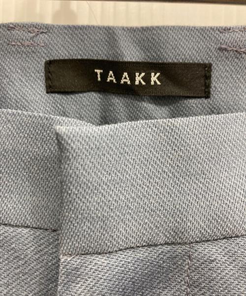 TAAKK（ターク）TAAKK (ターク) SOUVENIR SLACKS / スーベニアスラックス ブルー サイズ:1 未使用品の古着・服飾アイテム