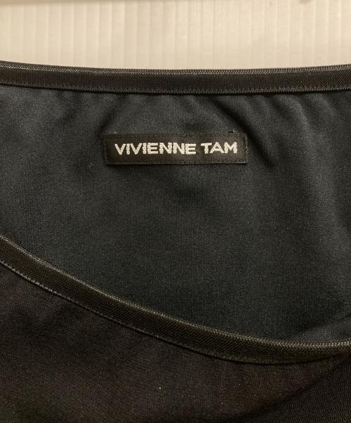 VIVIENNE TAM（ヴィヴィアンタム）VIVIENNE TAM (ヴィヴィアンタム) 花柄刺繍スカート ブラック サイズ:1の古着・服飾アイテム