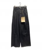 LUXENBURGルクセンバーグ）の古着「CHATEAU TROUSER NIGHT BLACK」｜ブラック