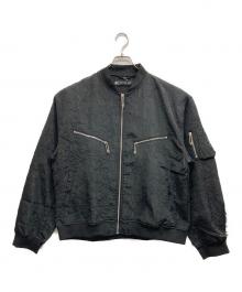 a good bad influence（アグッドバッドインフルエンス）の古着「WRINKLED MA-1 JACKET」｜ブラック