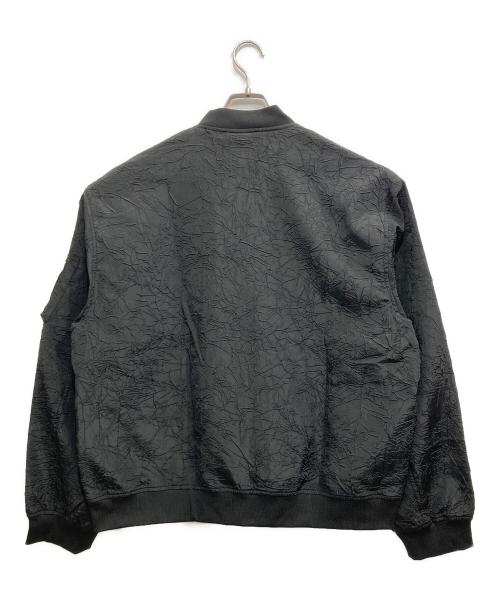 a good bad influence（アグッドバッドインフルエンス）a good bad influence (アグッドバッドインフルエンス) WRINKLED MA-1 JACKET ブラック サイズ:XL 未使用品の古着・服飾アイテム