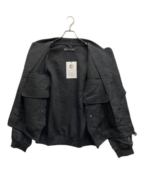 a good bad influence（アグッドバッドインフルエンス）a good bad influence (アグッドバッドインフルエンス) WRINKLED MA-1 JACKET ブラック サイズ:XL 未使用品の古着・服飾アイテム