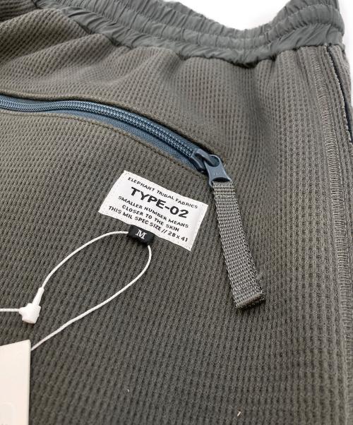 elephant TRIBAL fabrics（エレファントトライバルファブリックス）elephant TRIBAL fabrics (エレファントトライバルファブリックス) Modern Thermal Ｗide Pants グリーン サイズ:Ｍ 未使用品の古着・服飾アイテム
