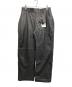 a good bad influence（アグッドバッドインフルエンス）の古着「BARREL LEG LEATHER PANTS/レザーパンツ」｜ブラック