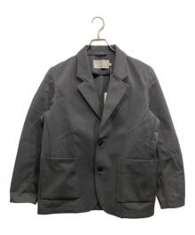 CURLY&Co.（カーリー）の古着「SOLID DOUBLE-KNIT JACKET」｜グリーン