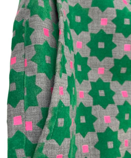 COMME des GARCONS HOMME PLUS（コムデギャルソンオムプリュス）COMME des GARCONS HOMME PLUS (コムデギャルソンオムプリュス) 総柄ハーフパンツ グリーン×グレー×ピンク サイズ:Mの古着・服飾アイテム