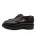 PRADA (プラダ) ブラッシュドレザー ダービーシューズ ブラウン サイズ:6 1/2：55000円