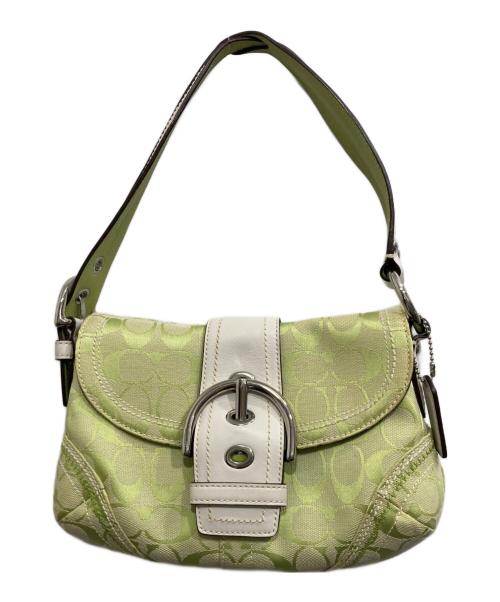 COACH（コーチ）COACH (コーチ) ワンショルダーバッグ グリーンの古着・服飾アイテム
