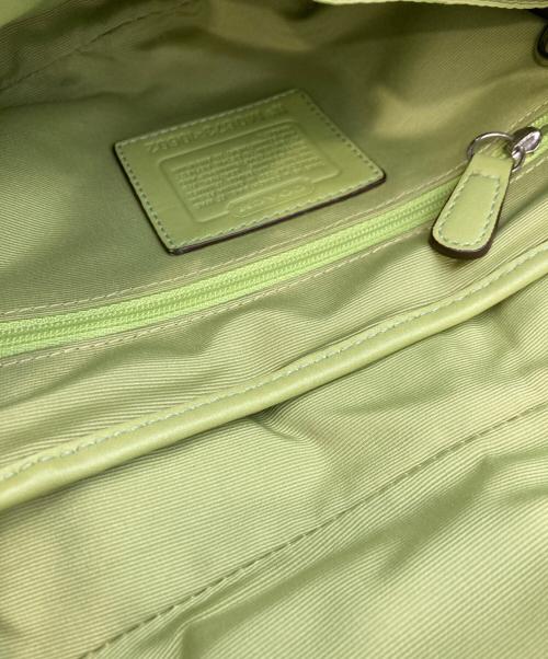 COACH（コーチ）COACH (コーチ) ワンショルダーバッグ グリーンの古着・服飾アイテム