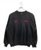 9090×UMBRO9090×アンブロ）の古着「Two Logo Crewneck Sweat」｜ブラック