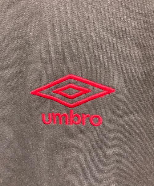 9090（9090）9090 (9090) UMBRO (アンブロ) Two Logo Crewneck Sweat ブラック サイズ:Lの古着・服飾アイテム