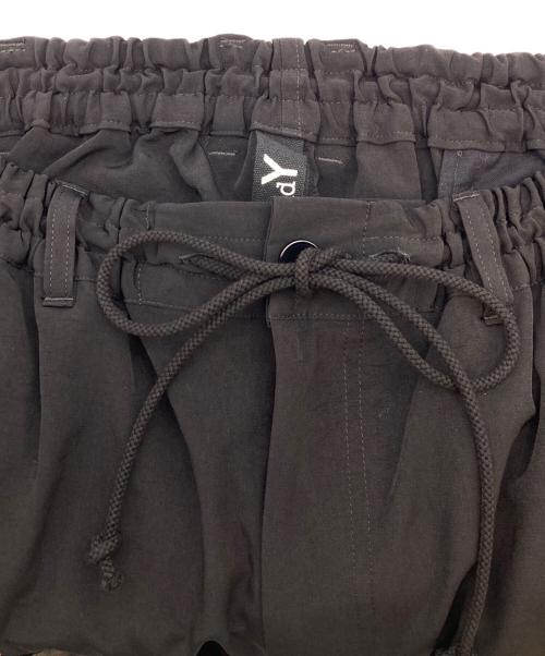 GROUND Y（グラウンドワイ）GROUND Y (グラウンドワイ) POLYESTER/TRIACETATE CREPE de CHINE BALLOON PANTS / バルーンパンツ ブラック サイズ:3の古着・服飾アイテム