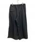 GROUND Y (グラウンドワイ) POLYESTER/TRIACETATE CREPE de CHINE BALLOON PANTS / バルーンパンツ ブラック サイズ:3：25000円