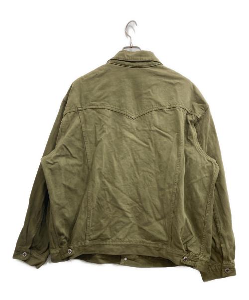 LEVI'S（リーバイス）LEVI'S (リーバイス) トラッカージャケット グリーン サイズ:XLの古着・服飾アイテム