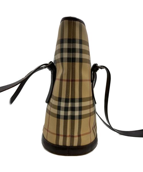 BURBERRY（バーバリー）BURBERRY (バーバリー) ノヴァチェック ワンショルダーバッグ/ノヴァチェック トートバッグ ベージュの古着・服飾アイテム