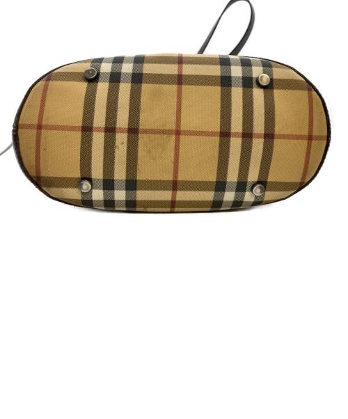 BURBERRY（バーバリー）BURBERRY (バーバリー) ノヴァチェック ワンショルダーバッグ/ノヴァチェック トートバッグ ベージュの古着・服飾アイテム