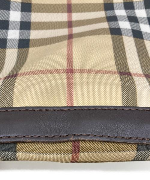 BURBERRY（バーバリー）BURBERRY (バーバリー) ノヴァチェック ワンショルダーバッグ/ノヴァチェック トートバッグ ベージュの古着・服飾アイテム