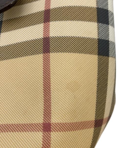 BURBERRY（バーバリー）BURBERRY (バーバリー) ノヴァチェック ワンショルダーバッグ/ノヴァチェック トートバッグ ベージュの古着・服飾アイテム