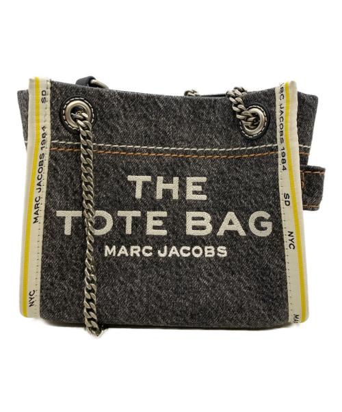 MARC JACOBS（マークジェイコブス）MARC JACOBS (マークジェイコブス) THE DENIM CHAIN CROSSBODY MINI TOTE BAG//ザ デニム チェーン トート バッグ クロスボディ　ミニ インディゴの古着・服飾アイテム
