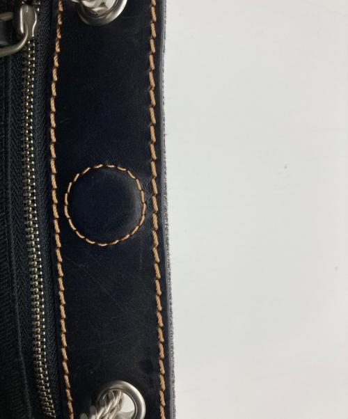 MARC JACOBS（マークジェイコブス）MARC JACOBS (マークジェイコブス) THE DENIM CHAIN CROSSBODY MINI TOTE BAG//ザ デニム チェーン トート バッグ クロスボディ　ミニ インディゴの古着・服飾アイテム