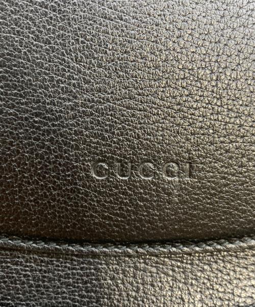 GUCCI（グッチ）GUCCI (グッチ) トーテムバタフライビジュー 2WAYバッグ ブラックの古着・服飾アイテム