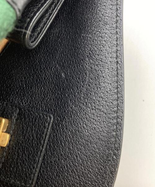 GUCCI（グッチ）GUCCI (グッチ) トーテムバタフライビジュー 2WAYバッグ ブラックの古着・服飾アイテム
