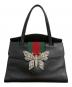GUCCI（グッチ）の古着「トーテムバタフライビジュー 2WAYバッグ」｜ブラック