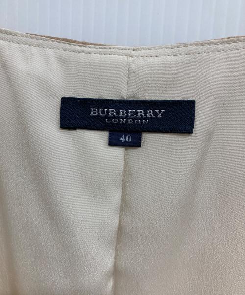 BURBERRY（バーバリー）BURBERRY (バーバリー) ノースリーブワンピース ベージュ サイズ:40の古着・服飾アイテム