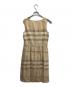 BURBERRY (バーバリー) ノースリーブワンピース ベージュ サイズ:40：6000円