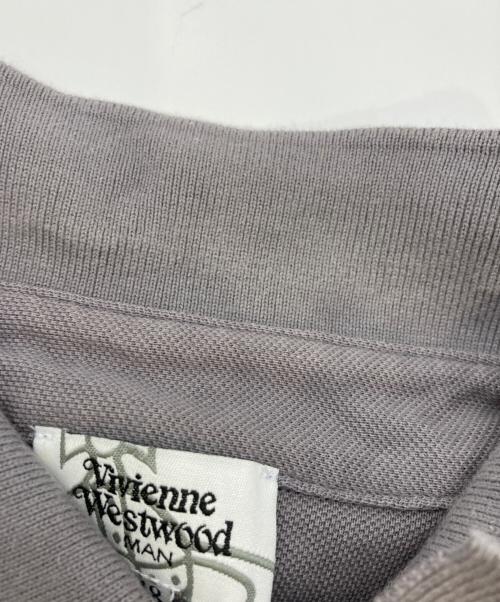 Vivienne Westwood（ヴィヴィアンウエストウッド）Vivienne Westwood (ヴィヴィアンウエストウッド) ポロシャツ グレー サイズ:48の古着・服飾アイテム