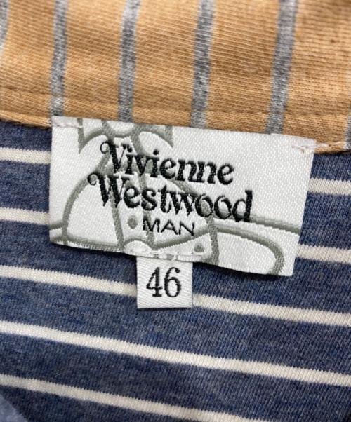 Vivienne Westwood（ヴィヴィアンウエストウッド）Vivienne Westwood (ヴィヴィアンウエストウッド) ポロシャツ ネイビー サイズ:46の古着・服飾アイテム