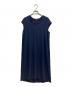 saqui（サキ）の古着「v-neck back gathered dress」｜ネイビー