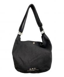A.P.C.（アーペーセー）の古着「キャンバスショルダーバッグ/BESACE JOURNAL SMALL」