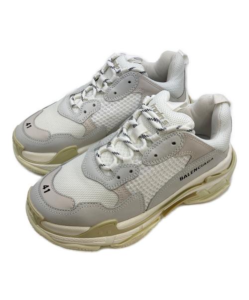 BALENCIAGA（バレンシアガ）BALENCIAGA (バレンシアガ) TRIPLE S SNEAKER/トリプルエス　スニーカー ホワイト サイズ:27cm/UK7/EU41/USA8の古着・服飾アイテム