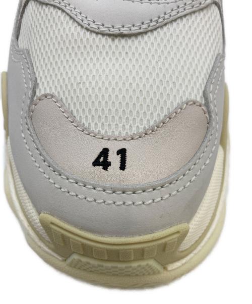 BALENCIAGA（バレンシアガ）BALENCIAGA (バレンシアガ) TRIPLE S SNEAKER/トリプルエス　スニーカー ホワイト サイズ:27cm/UK7/EU41/USA8の古着・服飾アイテム